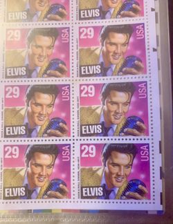 Vintage Elvis Presley Stamps