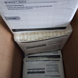 Adult Diapers with wing.