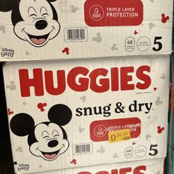 Huggies Snug Dry Size 5 (68 Counts )