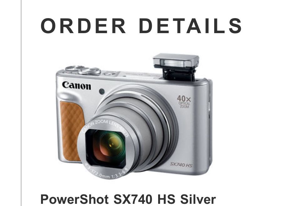 Canon SX740 HS