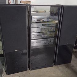 Vintage Yamaha Stereo System 