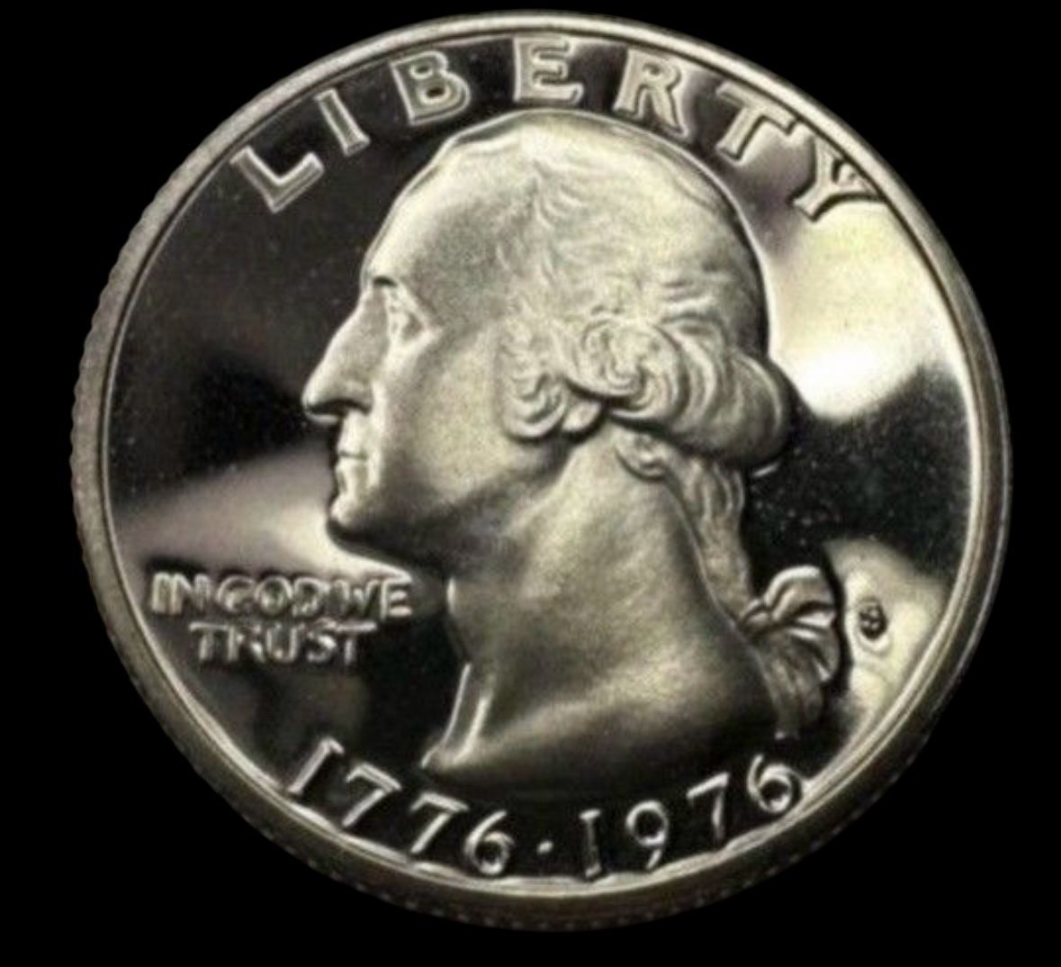 25 cents 1976 S. 40% Silver. Proof, Collectible