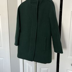 J.Crew Toscana Coat, Cloth Wool Blend