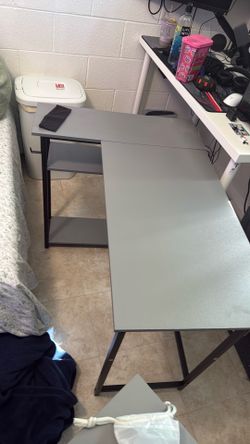 Grey desk for sale