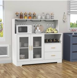 White Bar Cabinet