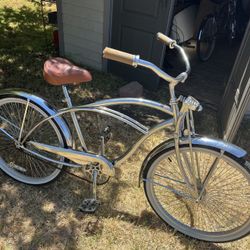 2 Chrome Micargi Beach Cruisers