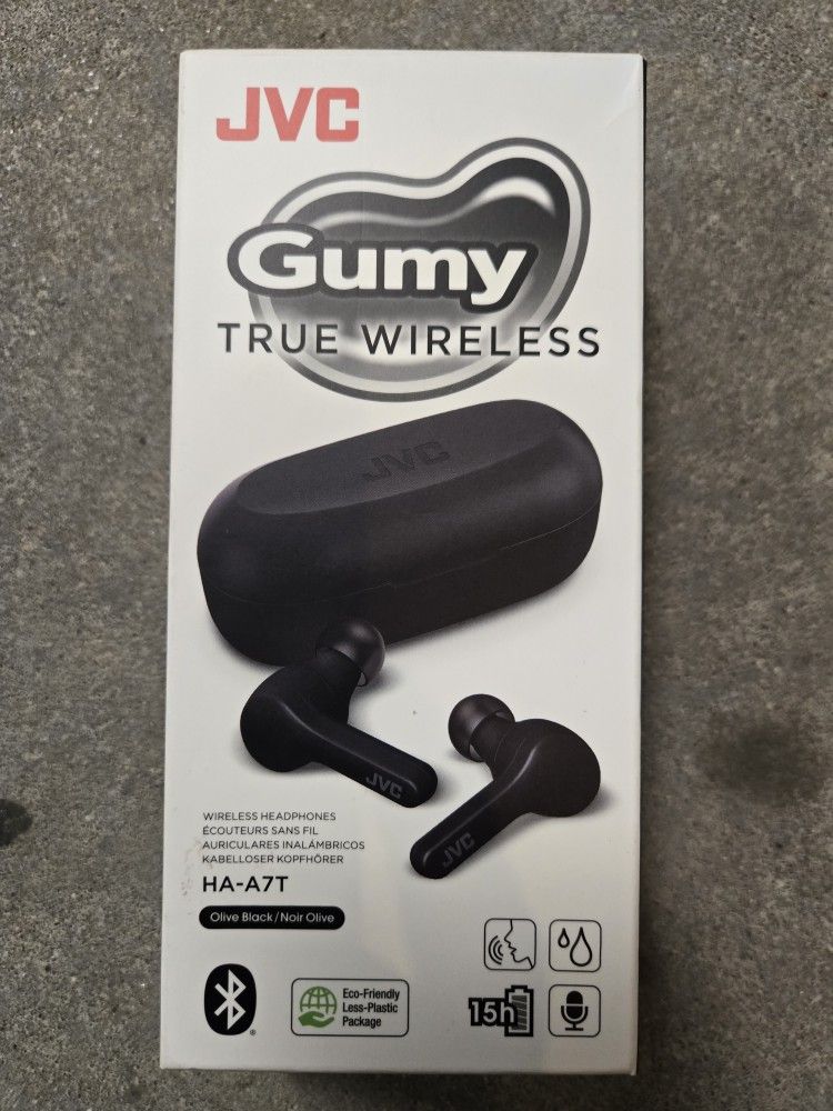 JVC Gumy Earbuds Brand New In Box