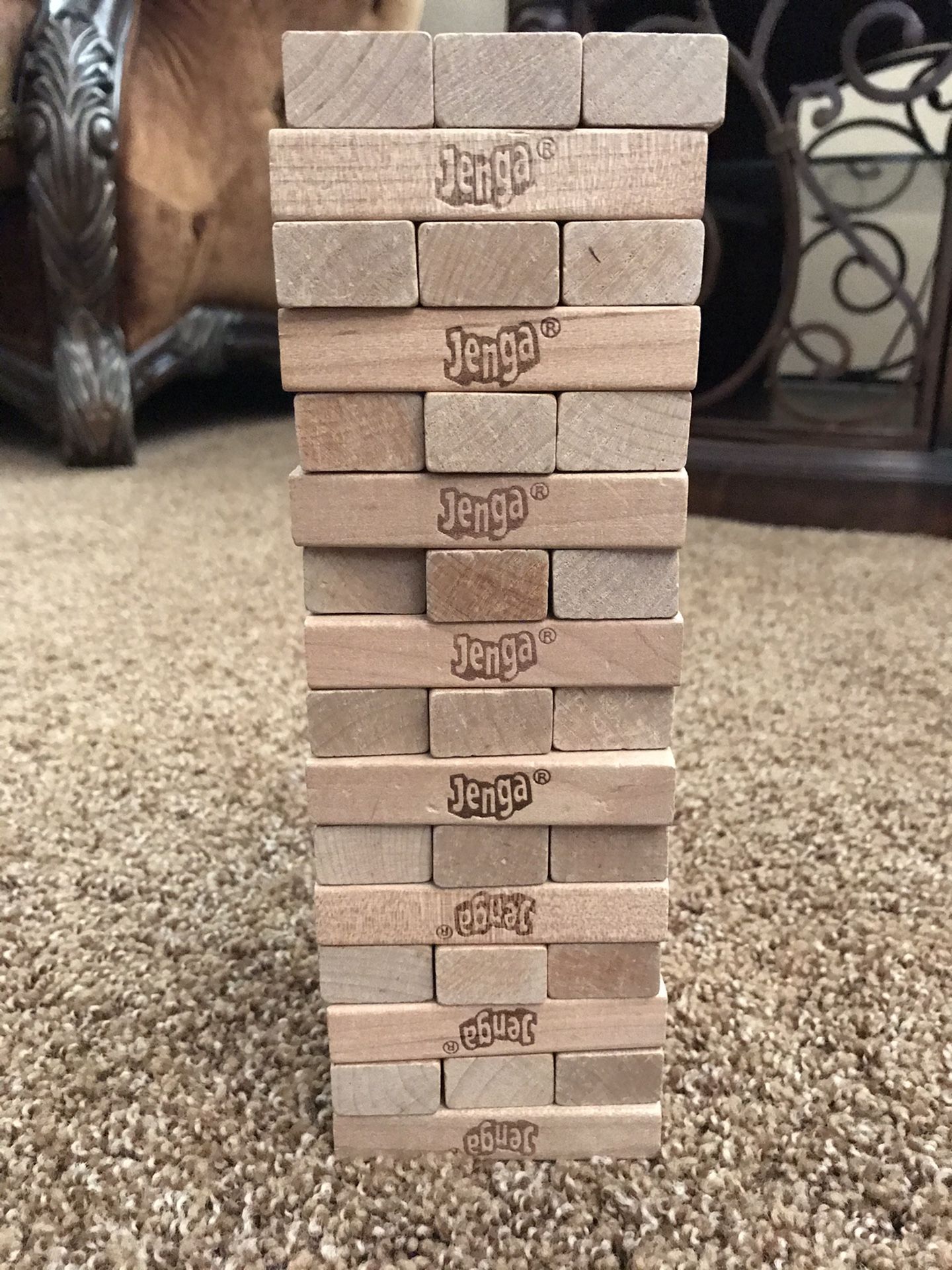 Jenga tower game