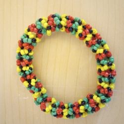 West African Handmade Beaded Bracelets 