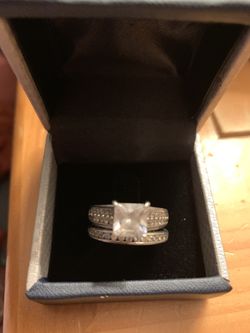 Sterling Silver wedding set