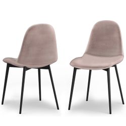Set of 2 Dining Chairs 
