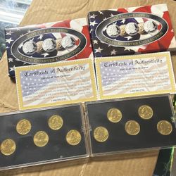 2002-2003 Gold Edition State Quarter Collections 