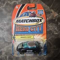 Matchbox Hero City Ultra Heroes (2003) Mattel Squawkie-Talkie Green Toy Car #3