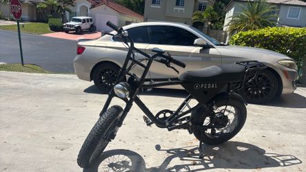 PEDAL E BIKE comes with charger