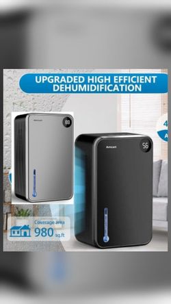 Dehumidifiers (980 sq.ft),118OZ Dehumidifier for Basement,Dehumidifier for Bedroom With Drain Hose,Defrost function,Sleep Mode,Timing Setting, Dehumid