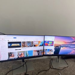 Full Swivel Hp E23 G4 FHD Dual Monitors 