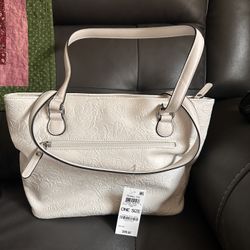 Giani Bernini Faux Leather Tooling Tote