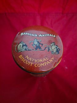 Barnum's Animals National Biscuit Company Vintage Tin