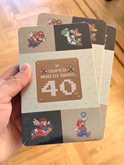 Super Mario Bros 40th Anniversary Steelbooks