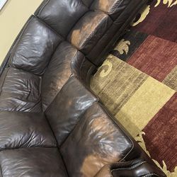Leather Sofa 