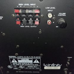 Infinity Subwoofer Vintage