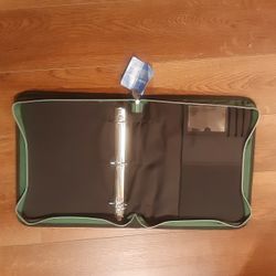 New Zippered Ring Binder Notebook BOGO