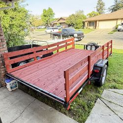 7x13’ Utility Trailer VERY SPACIOUS!
