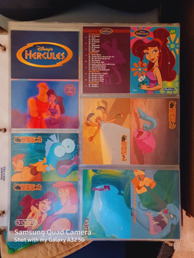 1997 Skybox Disney Hercules card lot

Disney