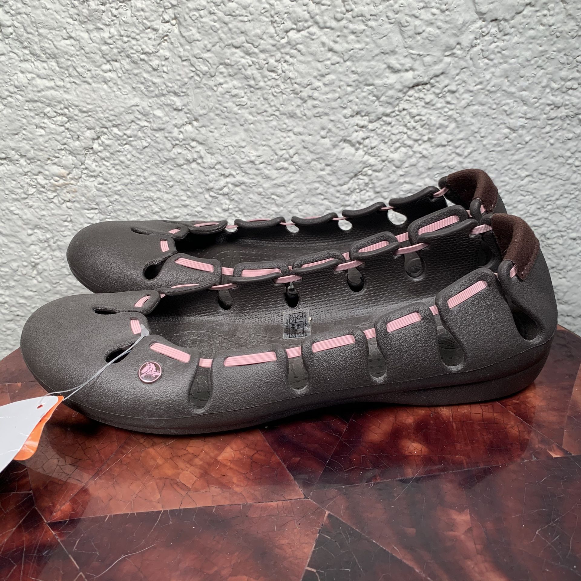 NEW Crocs Springi Ballet Flat Slippers Womens 10