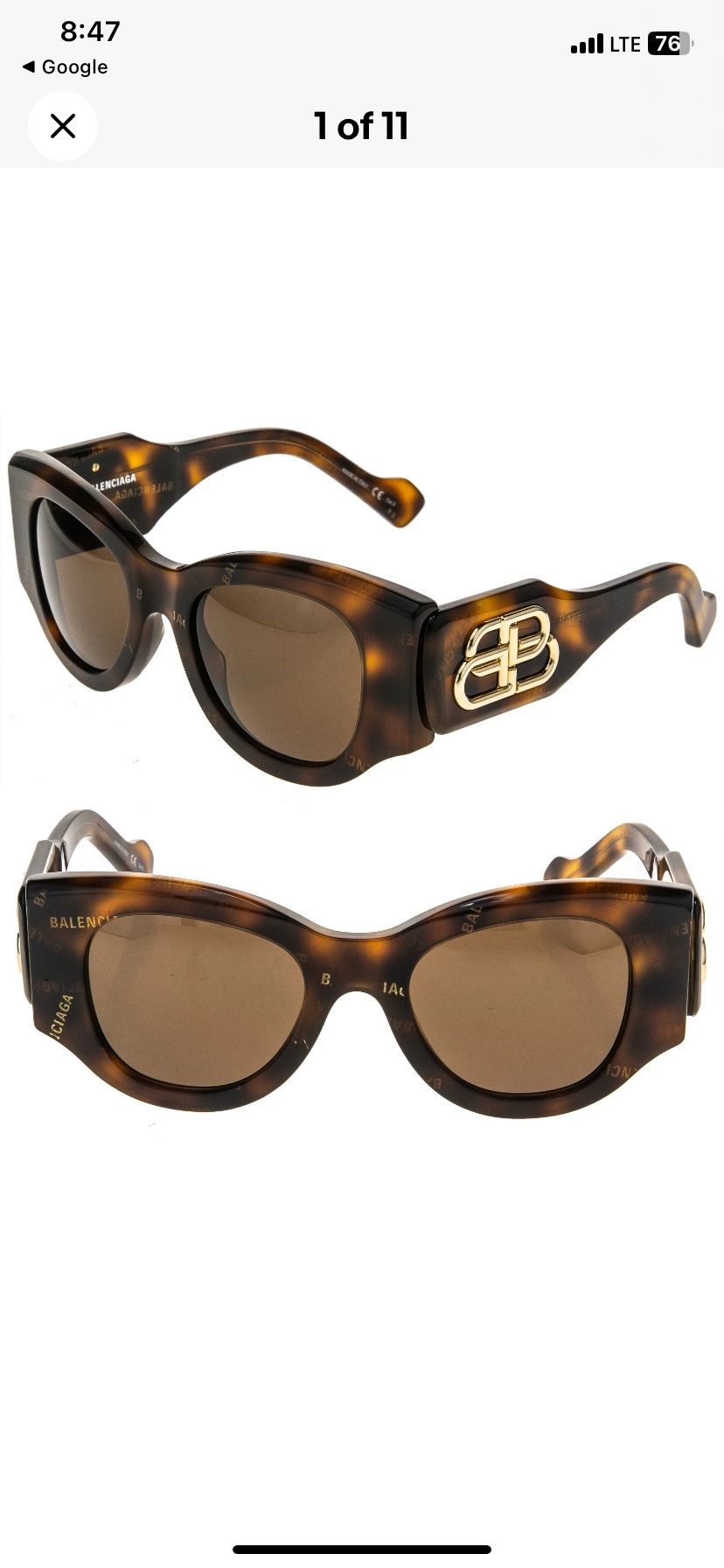 BALENCIAGA Sunglasses NWT