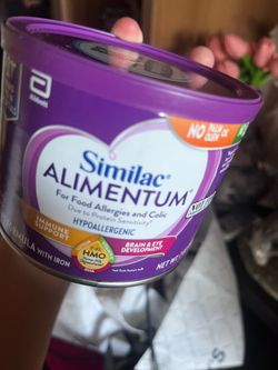 New cans of Similac Alimentum