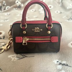 Mini Coach Duffel Keychain/Bag charm 