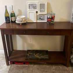 Brown Entry Table