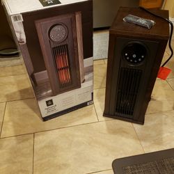 Tower Heater with UV LED Light