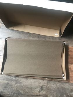 Hanging file for cabinet for wider cabinet