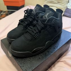 Jordan 4 Retro BLACK CATS sz10 