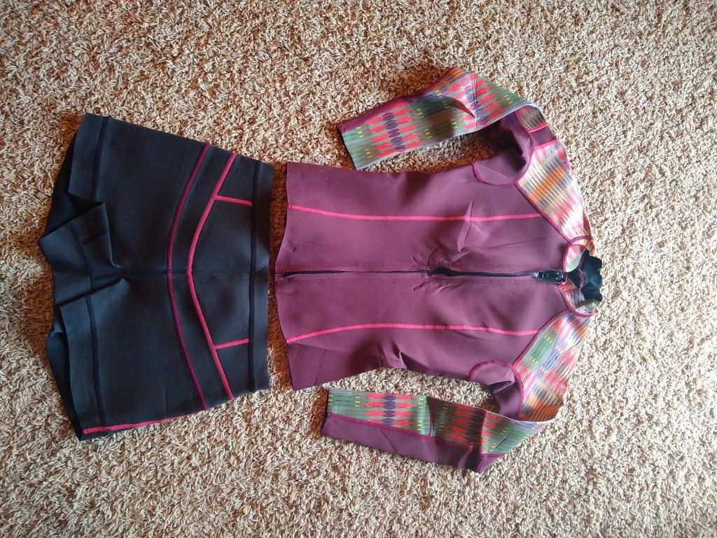 Prana Wetsuit Top And Shorts