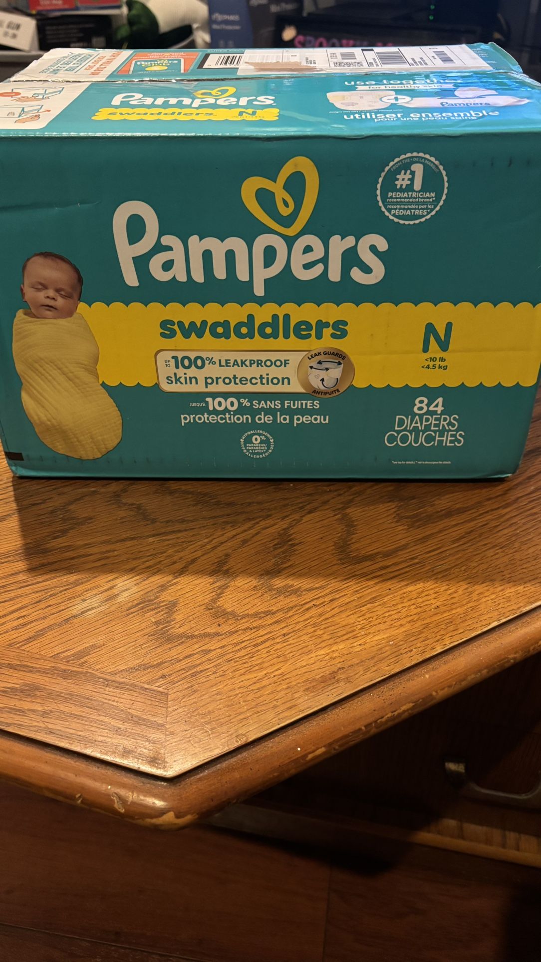 Pampers Swaddlers Baby Diapers Size Newborn