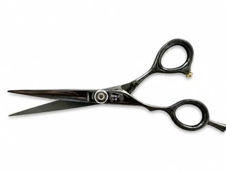 Debut L-B LEFTY Professional Shears - Matte Black Titanium (Brand New)