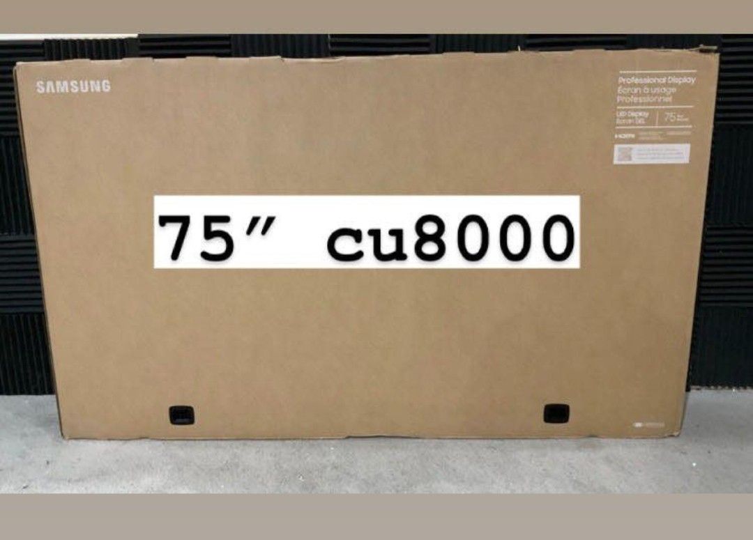 75" CRYSTAL 4K SAMSUNG SMART TV CLEARANCE!!!