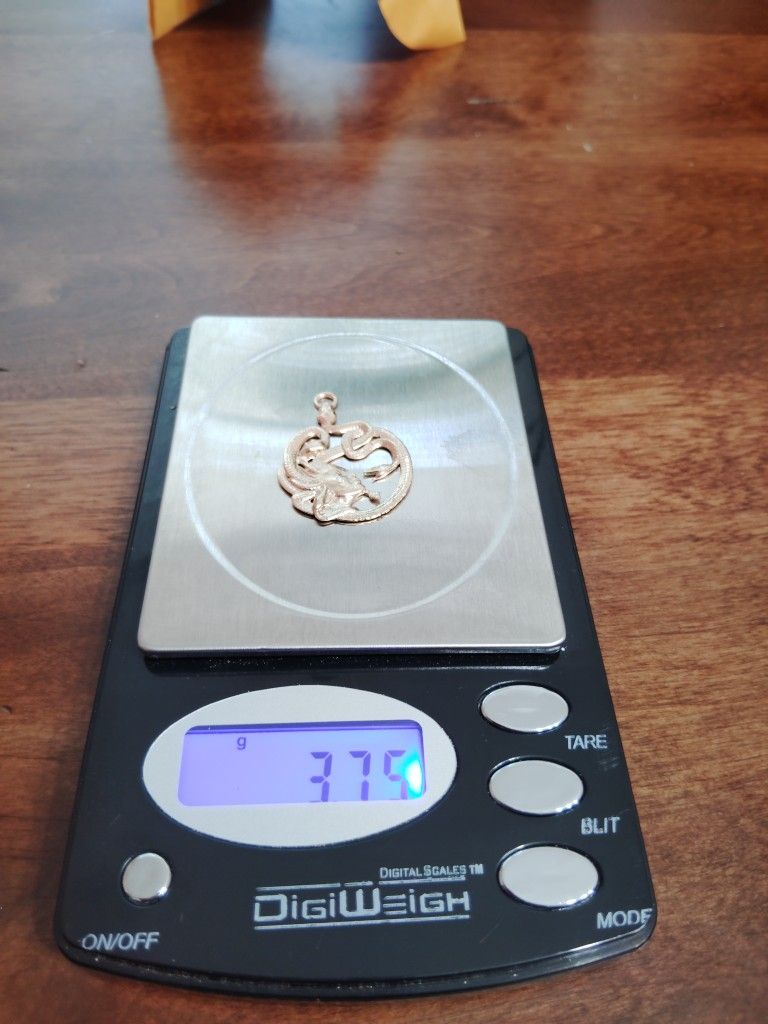 Medusa Pendant 10k