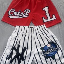 Men’s small NY Yankees x Texas Rangers Shorts