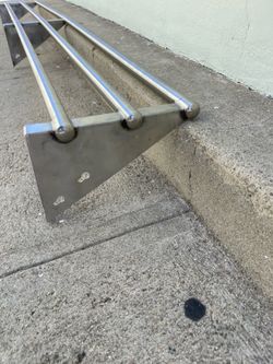 80" Commercial Stainless Steel Wall Shelf / Rack – Heavy Duty (2 Available)