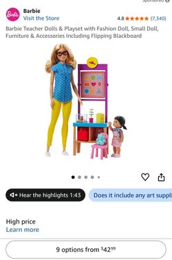 Barbie Teacher Doll & Classroom Playset