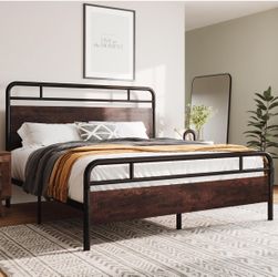 Queen Size Metal Bed Frame 