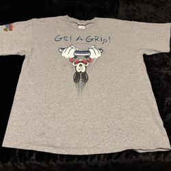 Mens XL Vintage Mickey Mouse California Screaming Rollercoaster Tshirt