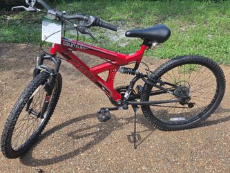 Red New Dynacraft Mountain Bike, 24", w/ 3-Yr Ext. Warranty