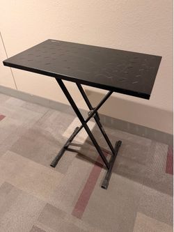 Black Folding DJ Equipment Stand