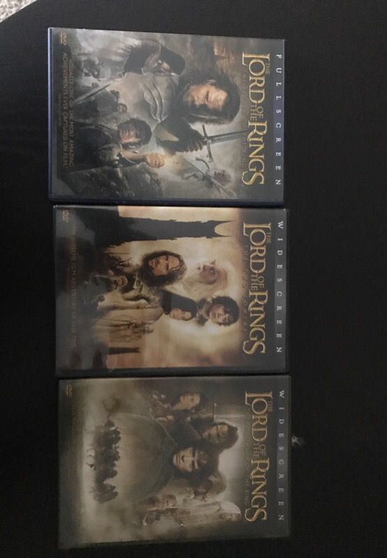 Lord of the rings (LOTR- trilogy) DVD