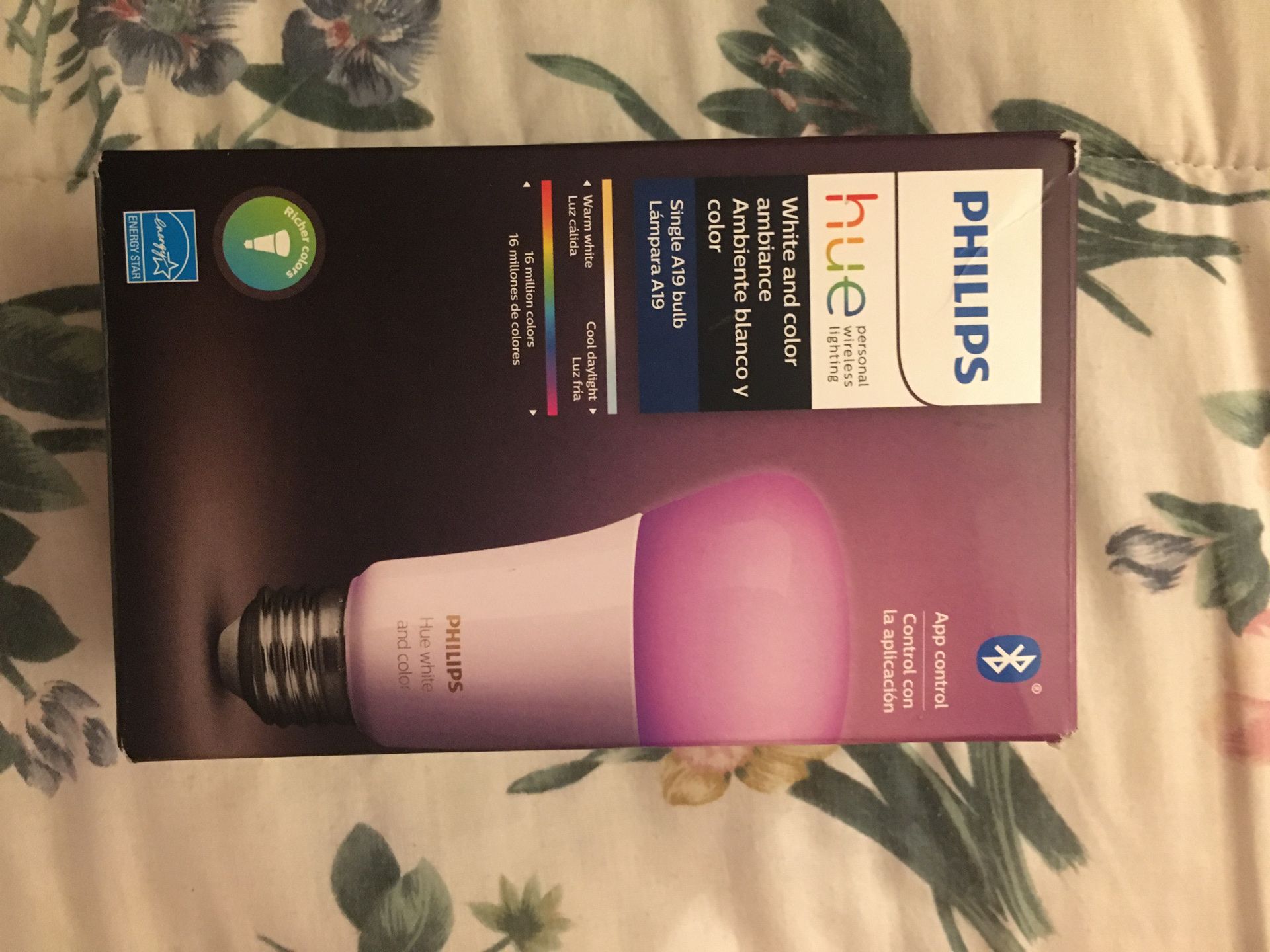 Phillips 16mil color Bluetooth led bulb